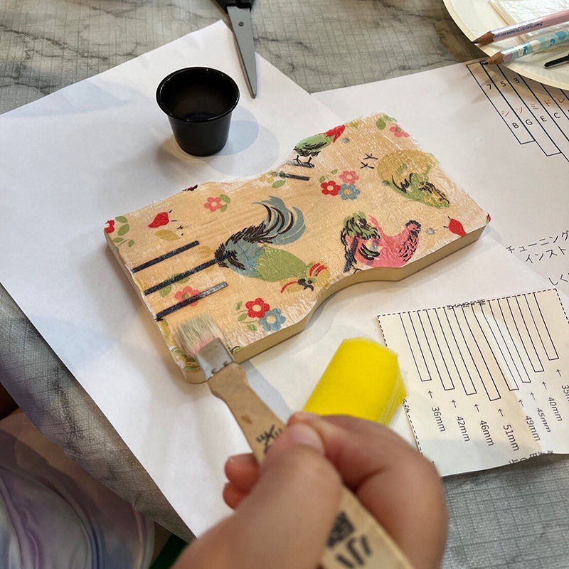 カリンバ作りイメージ